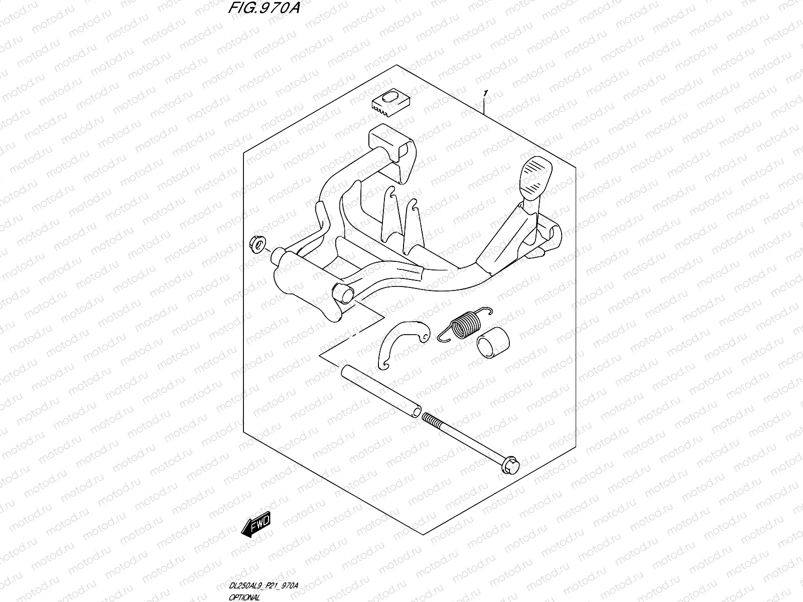 970A - OPTIONAL (CENTER STAND SET)