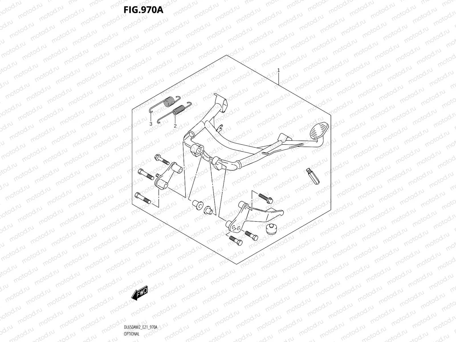 970A - OPTIONAL (CENTER STAND SET)