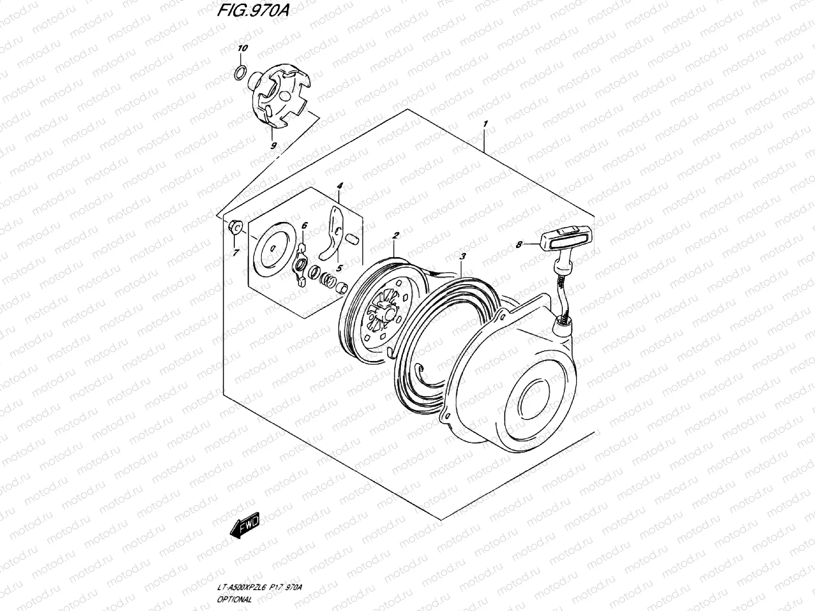 970A - OPTIONAL (RECOIL STARTER)