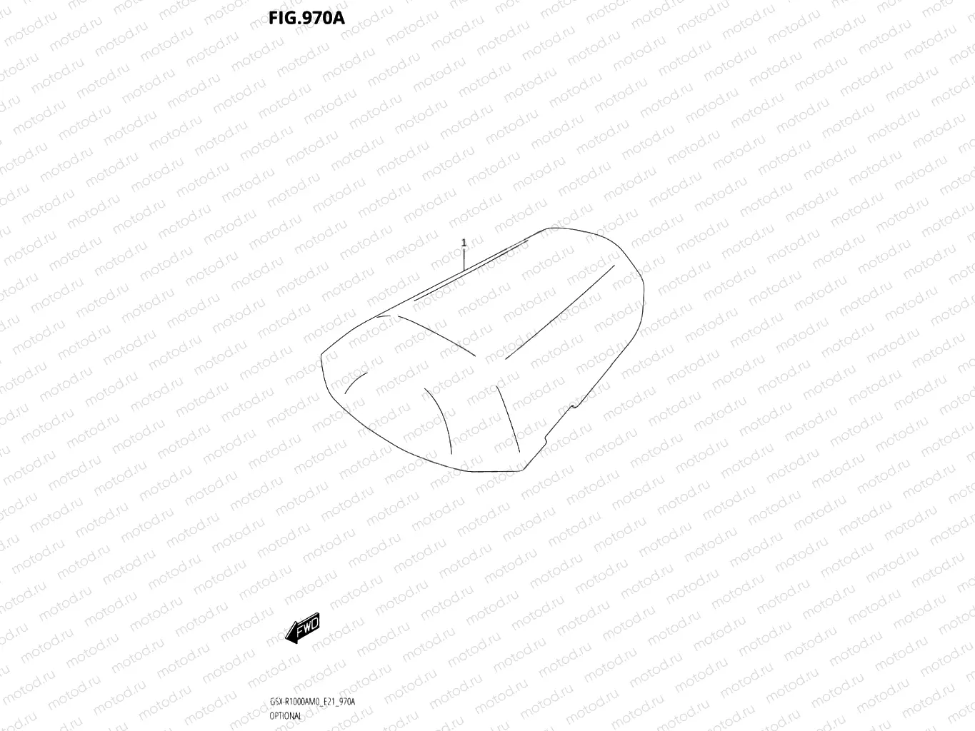 970A - OPTIONAL SEAT COVER