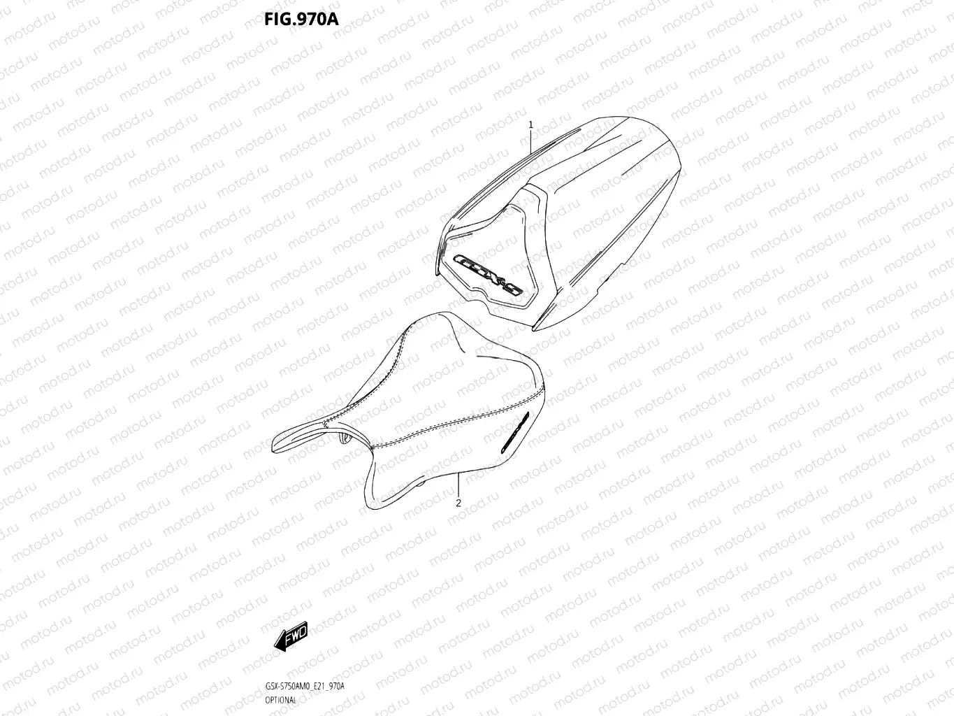 970A - OPTIONAL SEAT COVER