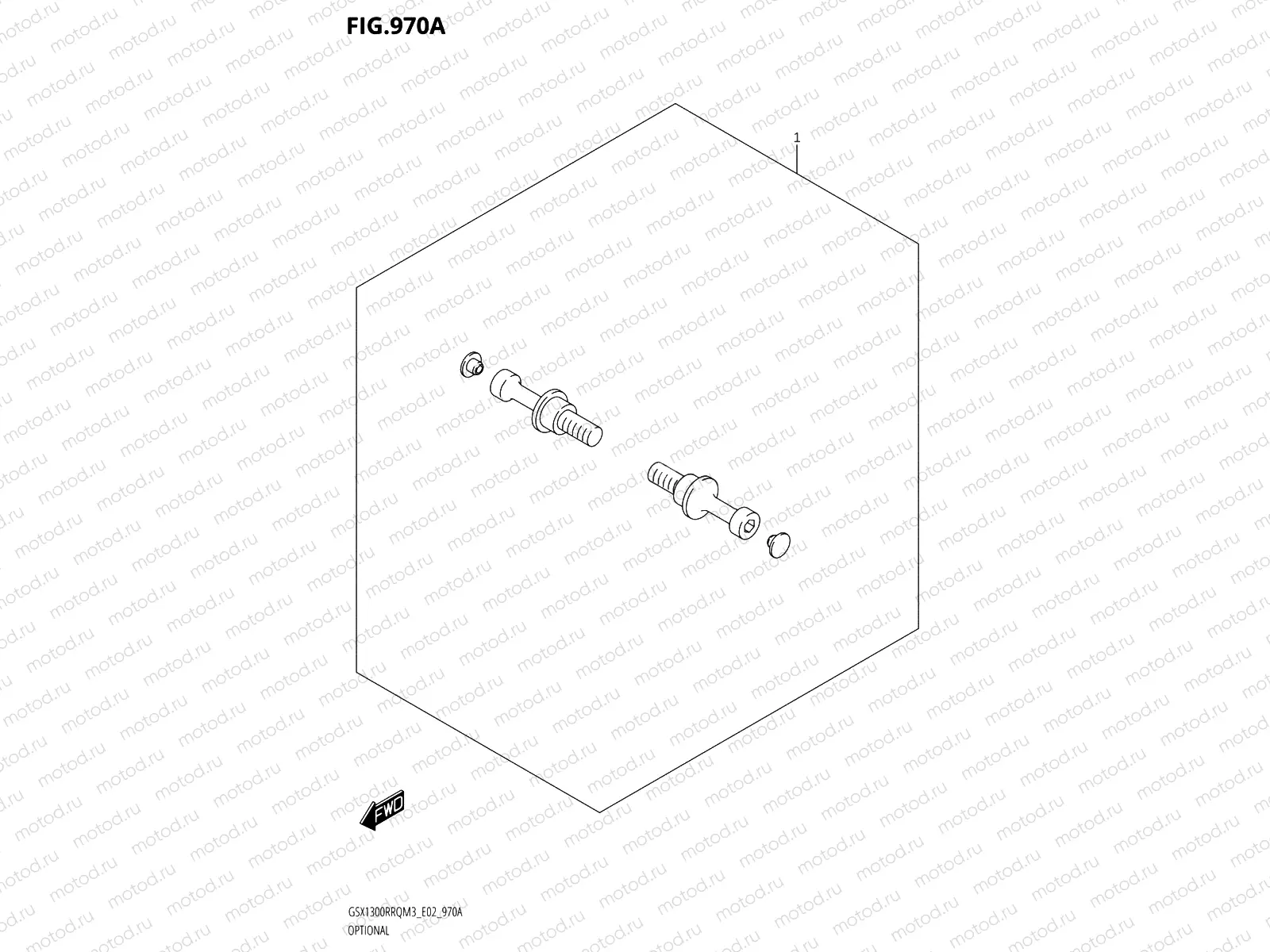 970A - SEAT RAIL HOOK SET