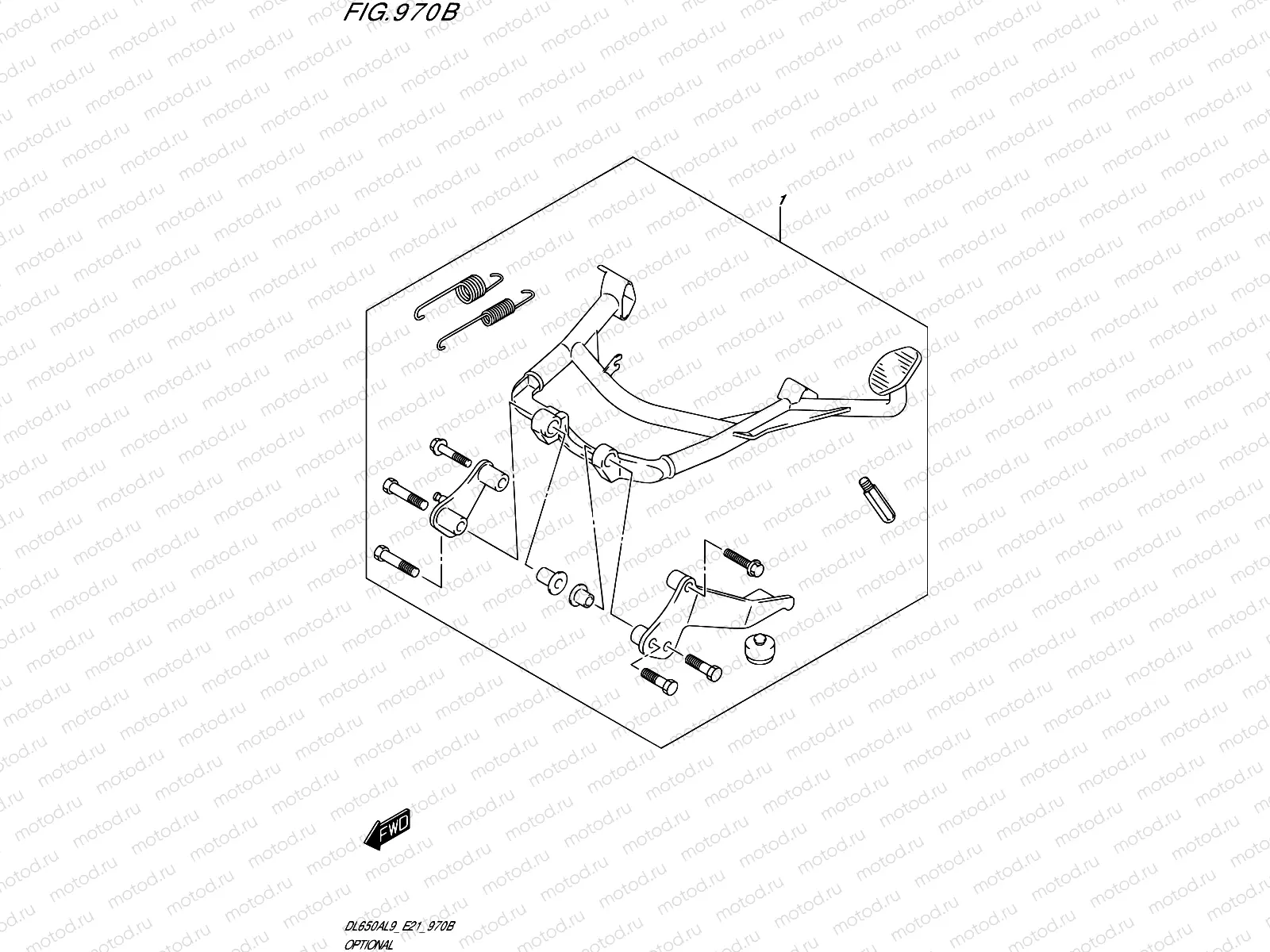 970B - OPTIONAL (CENTER STAND SET)