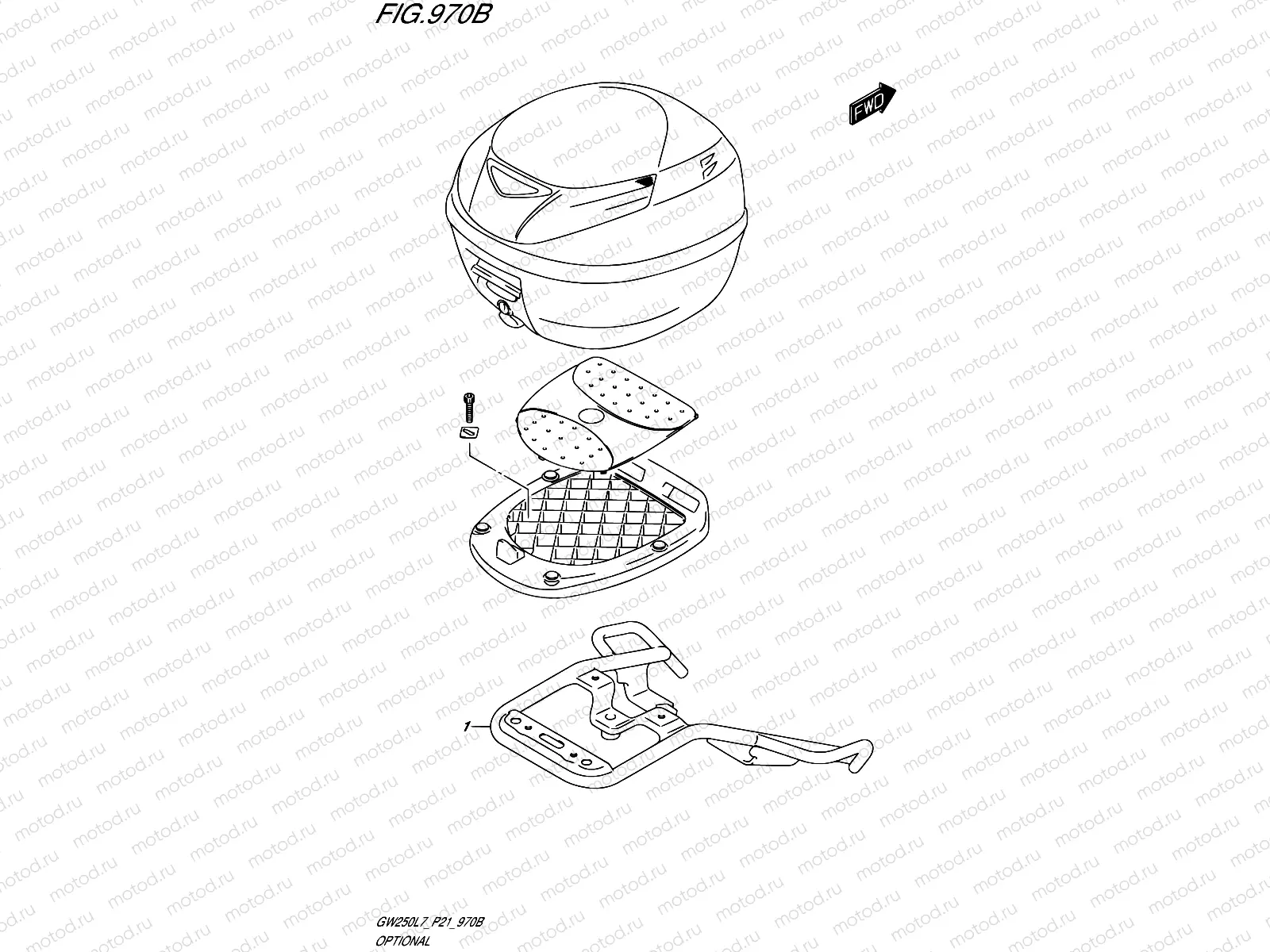 970B - OPTIONAL (REAR CARRIER)