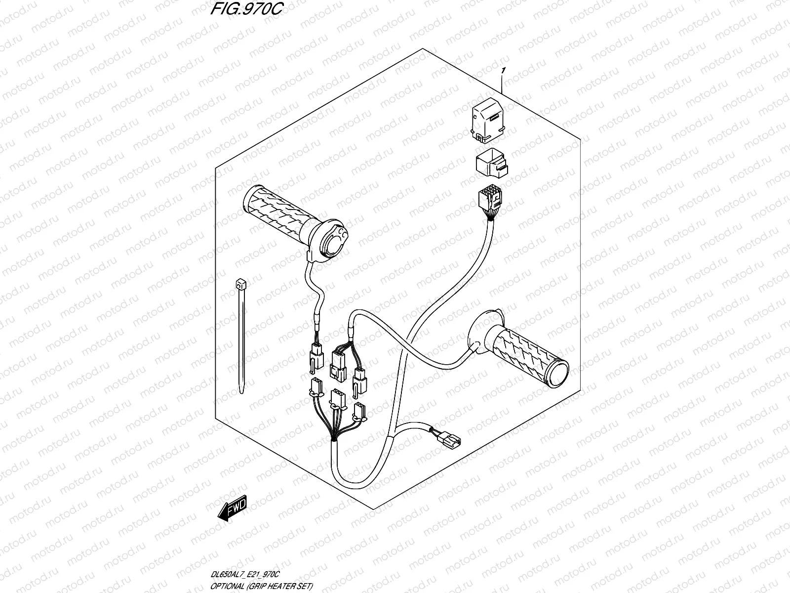 970C - OPTIONAL (GRIP HEATER SET)