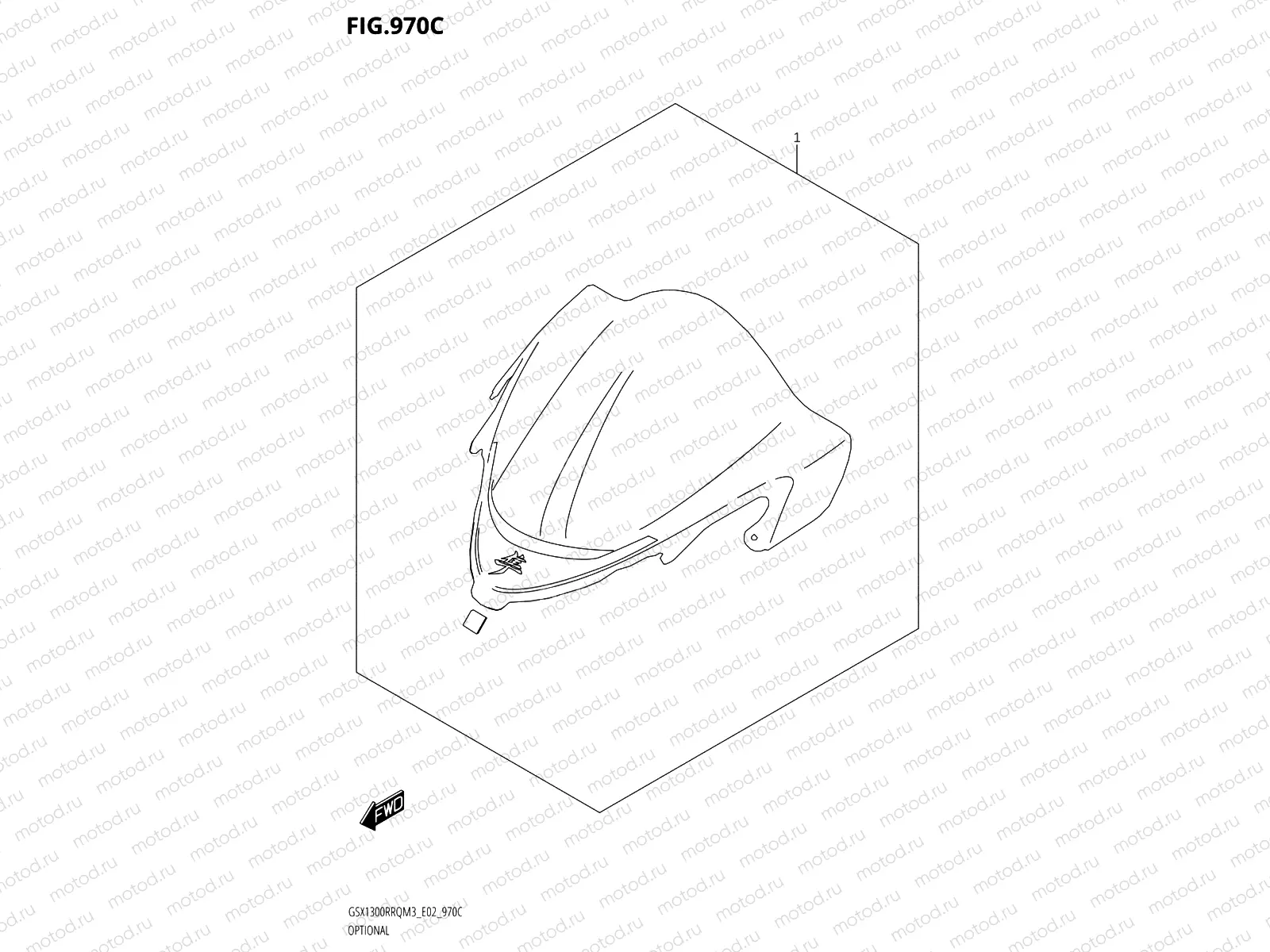 970C - WINDSCREEN SET