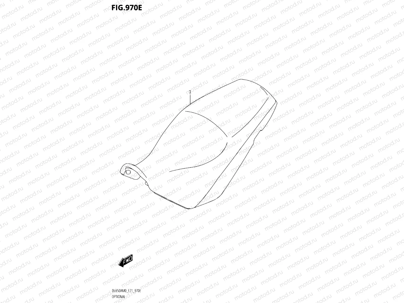 970E - OPTIONAL HIGH SEAT