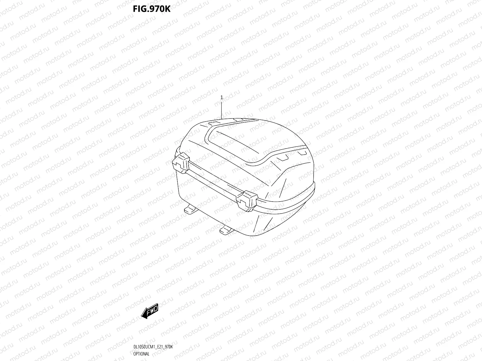970K - OPTIONAL TOP CASE