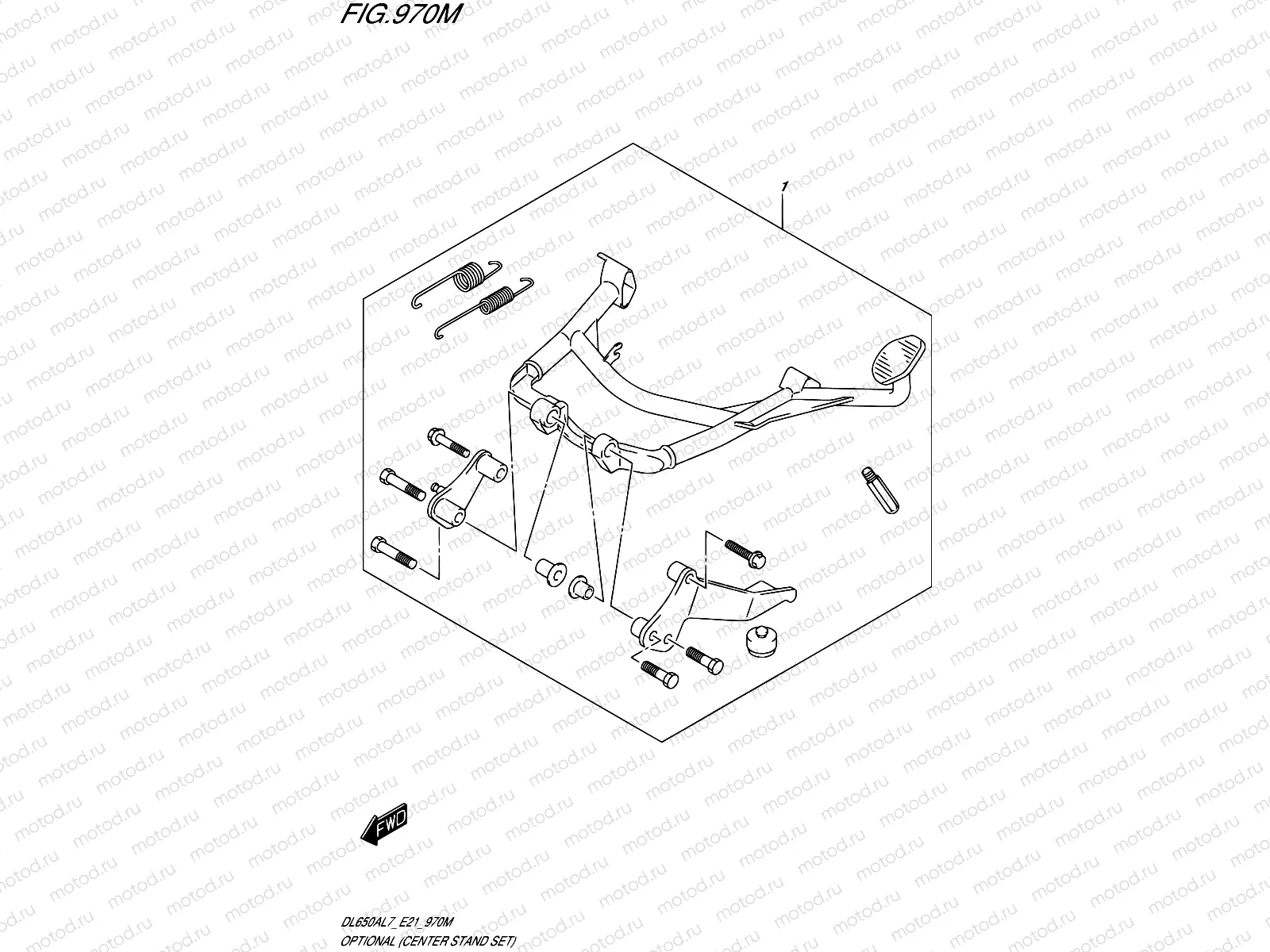 970M - OPTIONAL (CENTER STAND SET)