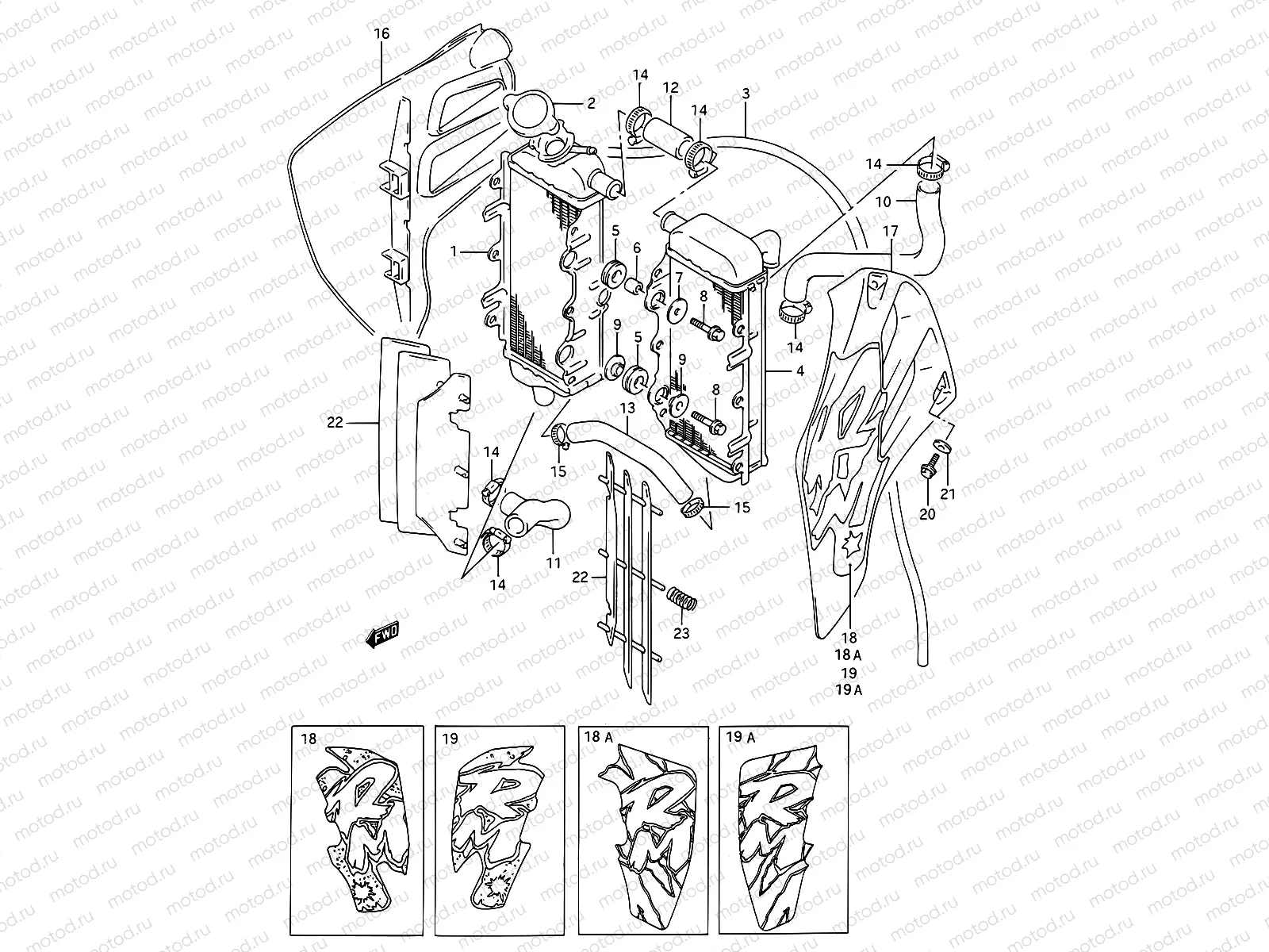 9A - RADIATOR (MODEL M/N)