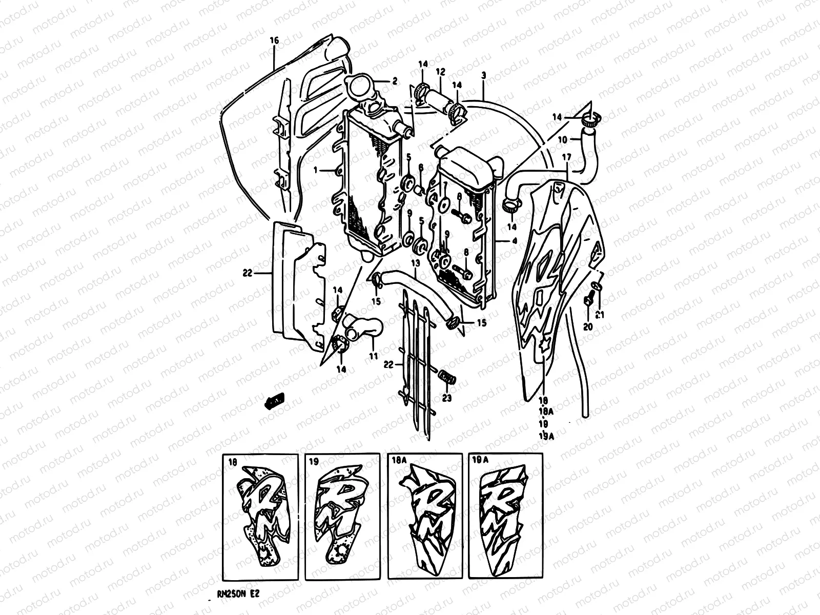9A - RADIATOR (MODEL M/N)