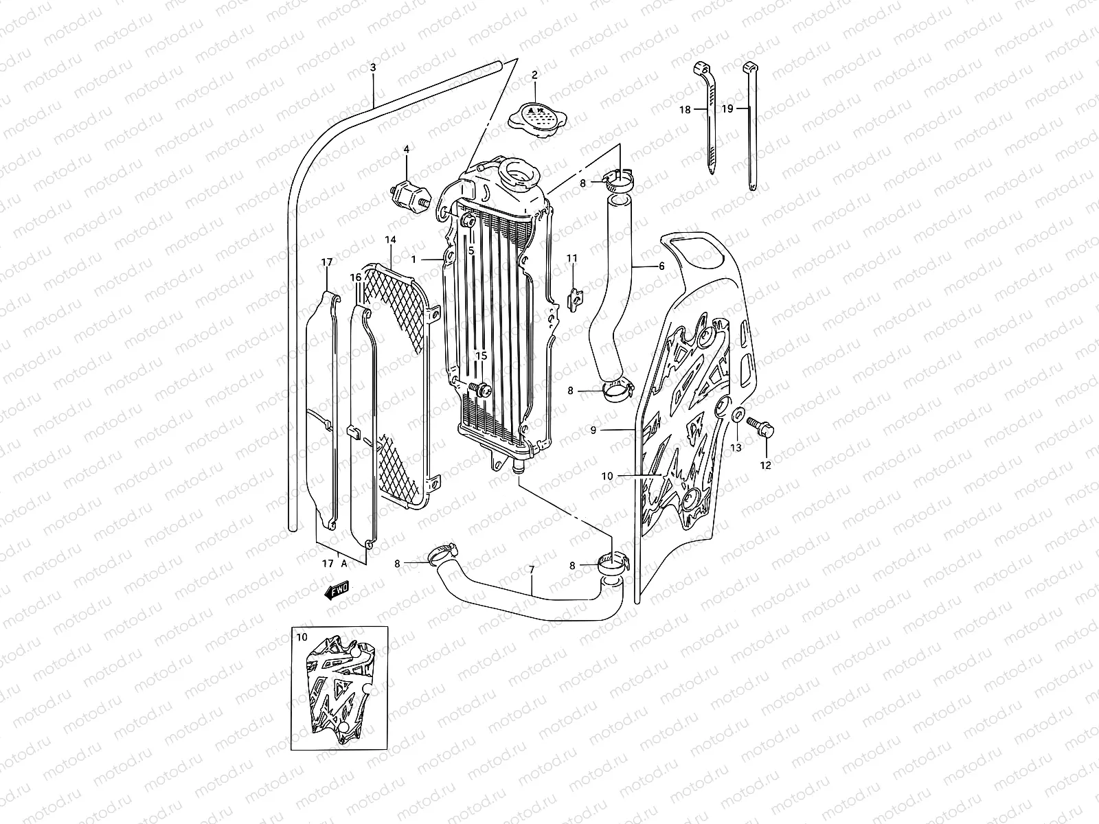 9A - RADIATOR (MODEL R/S)