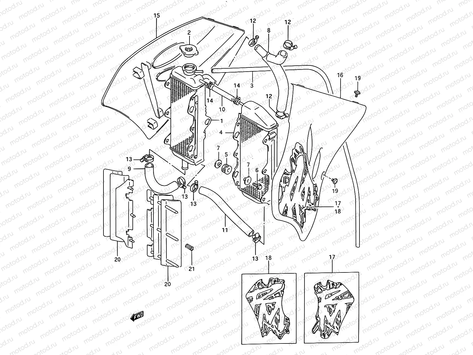 9A - RADIATOR (MODEL R/S)