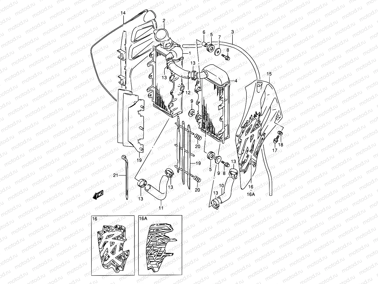 9A - RADIATOR (MODEL S/T)