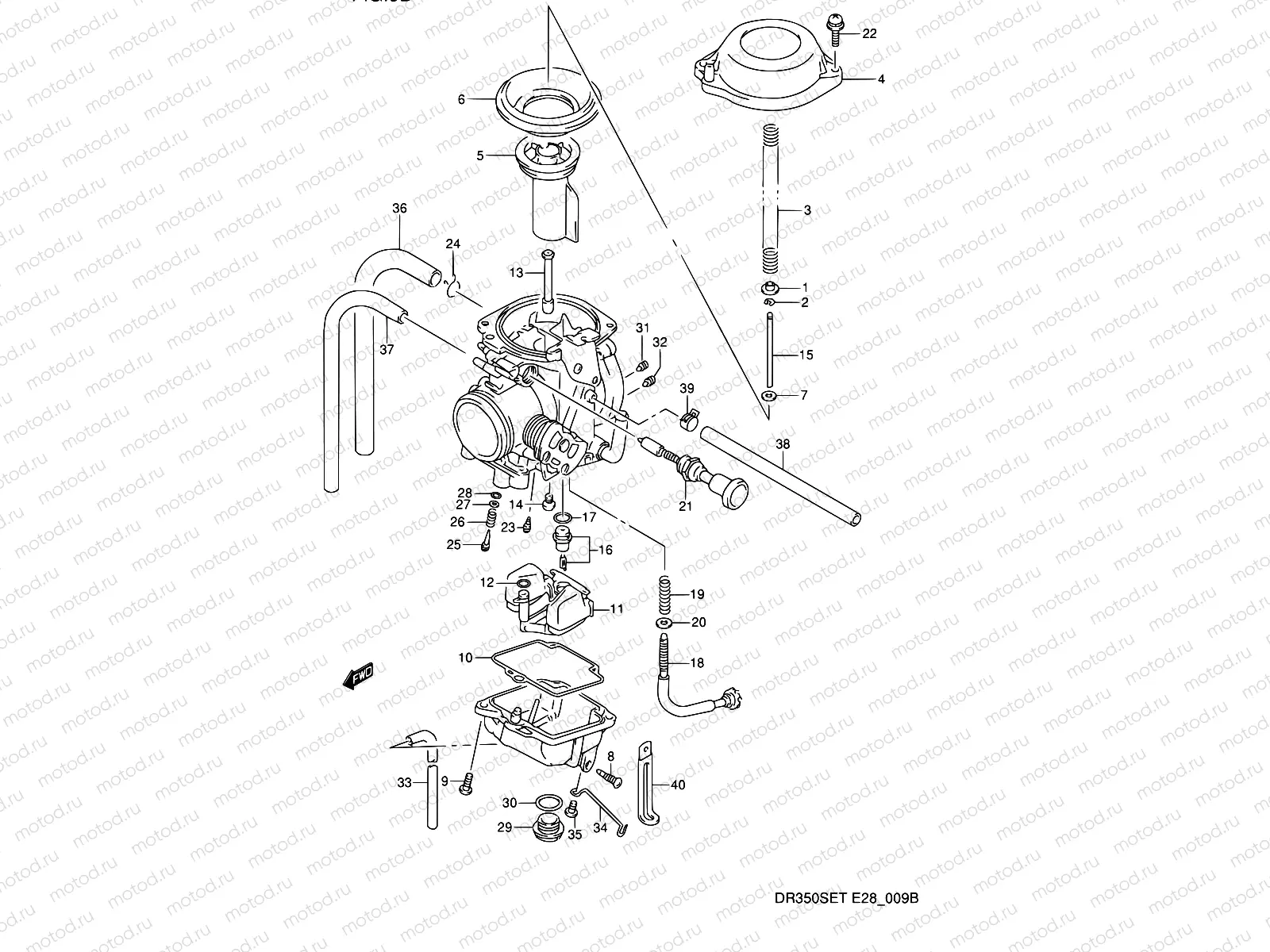9B - CARBURETOR (MODEL R/S/T)