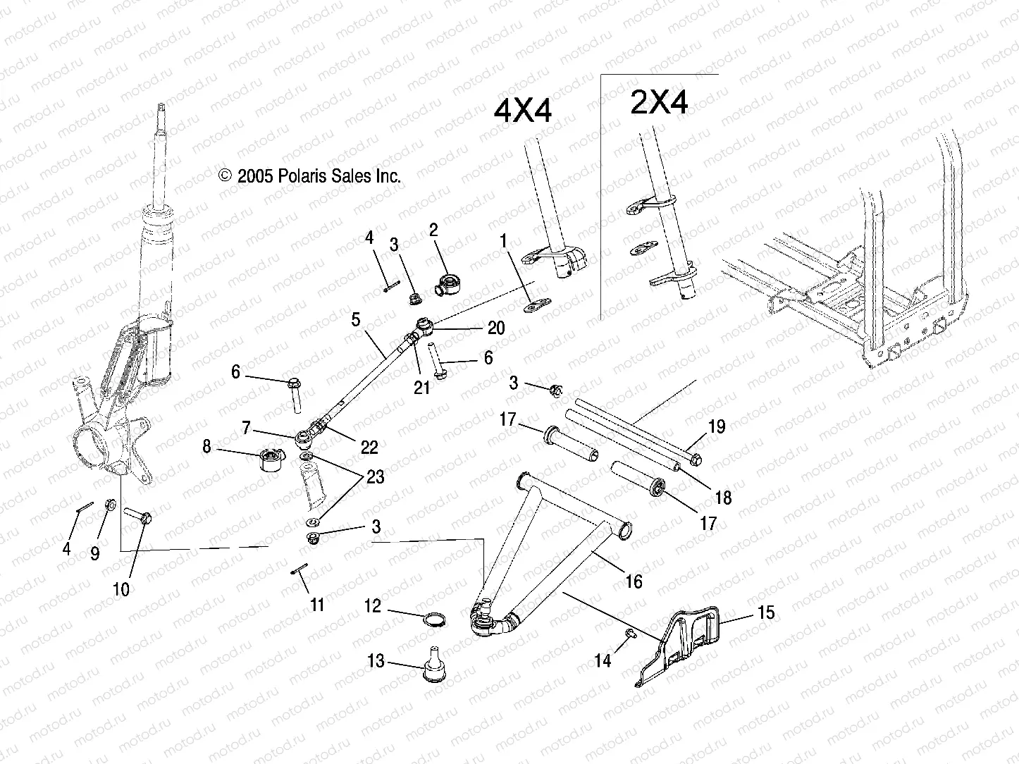 A-ARM | A-ARM, FRONT and TIE ROD - A06LB27AA/LD27AA/AB/AC/AD (4999202079920207B10)