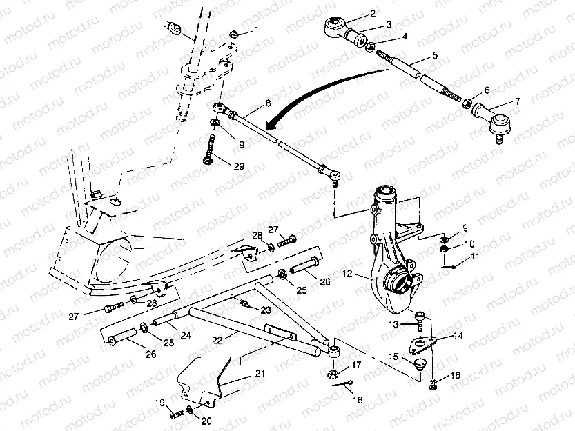 A-ARM/STRUT MOUNTING 4x4 300 W948130 (4926762676B009) | A-ARM/STRUT MOUNTING 4x4 300 W948130 (4926762676B009)