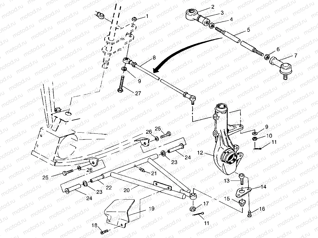 A-ARM/STRUT MOUNTING 4x4 300 W958130 (4930183018B010) | A-ARM/STRUT MOUNTING 4x4 300 W958130 (4930183018B010)