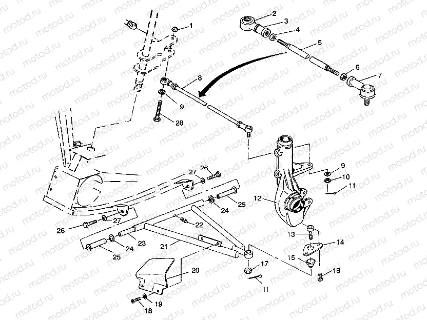 A-ARM/STRUT MOUNTING 4X4 350L S938139 (4924342434019A) | A-ARM/STRUT MOUNTING 4X4 350L S938139 (4924342434019A)