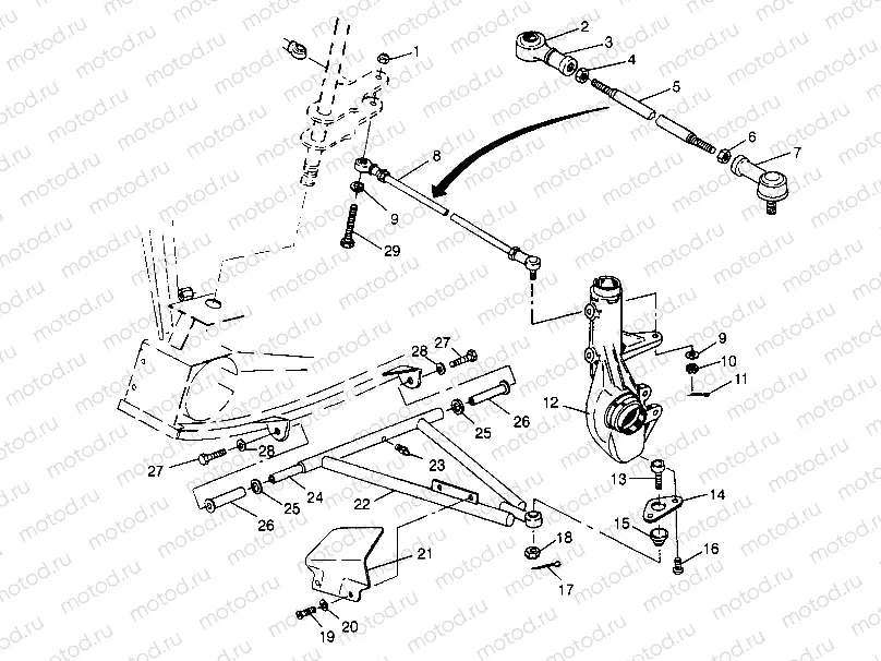 A-ARM/STRUT MOUNTING 6x6 400L W948740 (4926802680B010) | A-ARM/STRUT MOUNTING 6x6 400L W948740 (4926802680B010)
