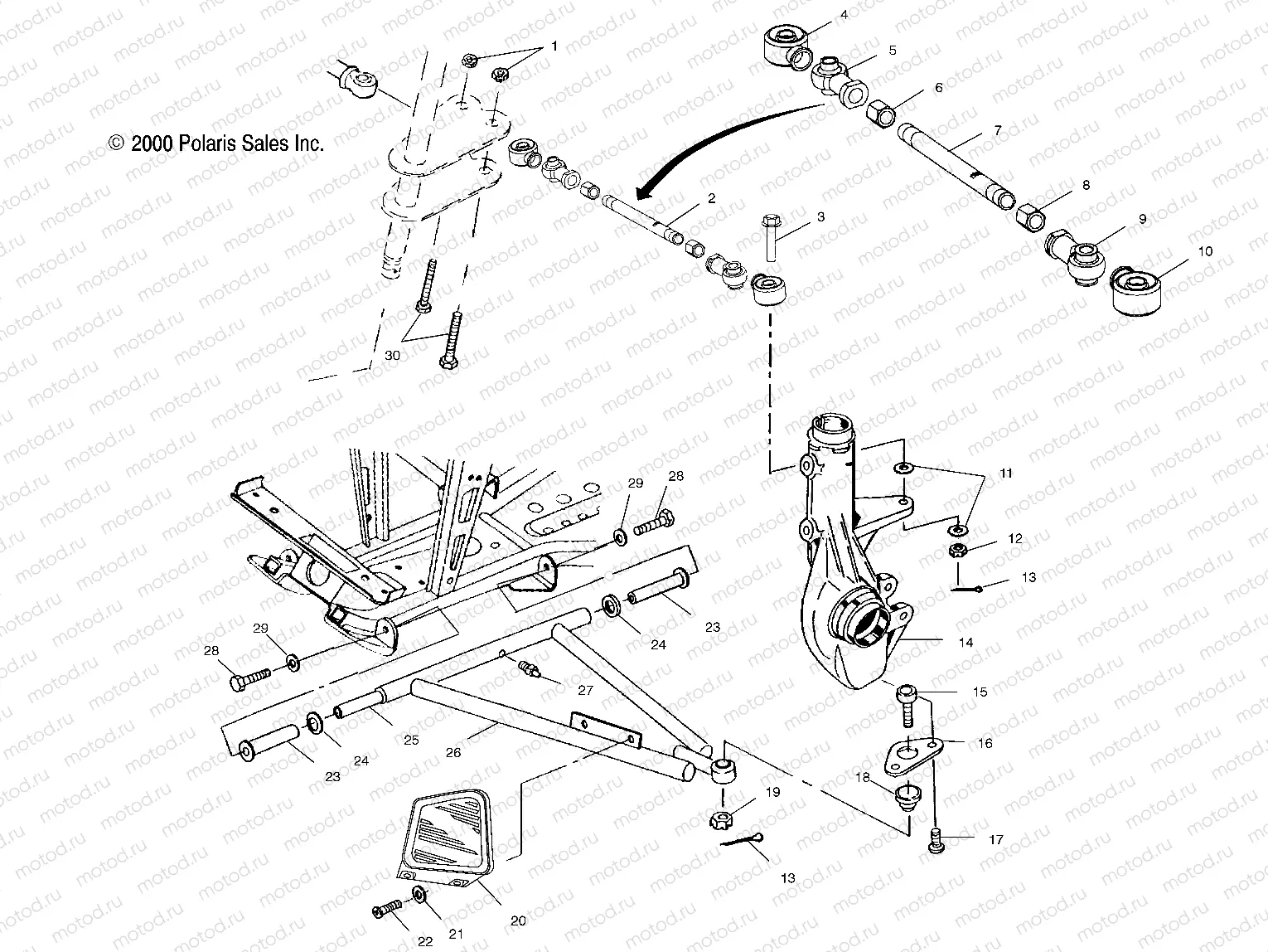 A-ARM/STRUT MOUNTING - A01CK32AA (4964086408B010) | A-ARM/STRUT MOUNTING - A01CK32AA (4964086408B010)