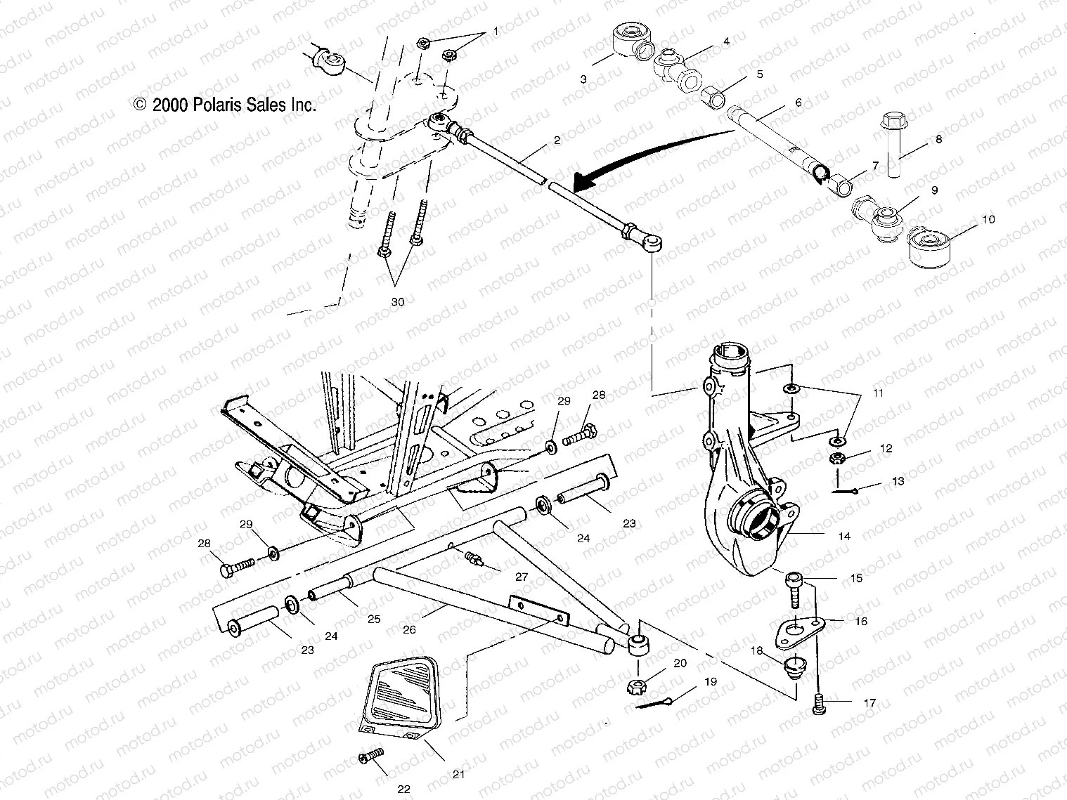 A-ARM/STRUT MOUNTING - A01CK42AA (4964136413B011) | A-ARM/STRUT MOUNTING - A01CK42AA (4964136413B011)