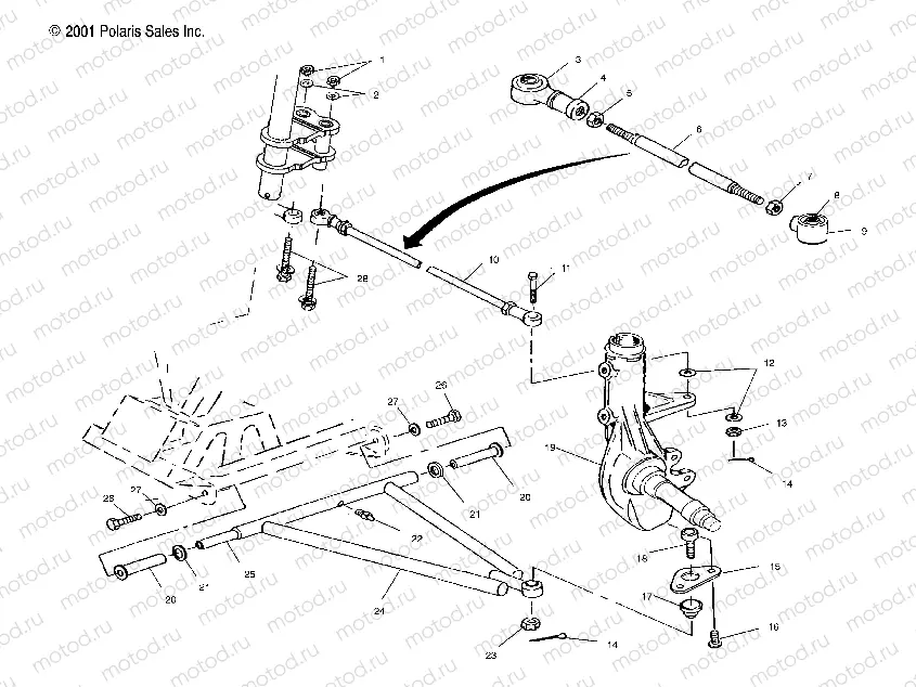 A-ARM/STRUT MOUNTING - A02BA50AA/AB (4969976997B02) | A-ARM/STRUT MOUNTING - A02BA50AA/AB (4969976997B02)