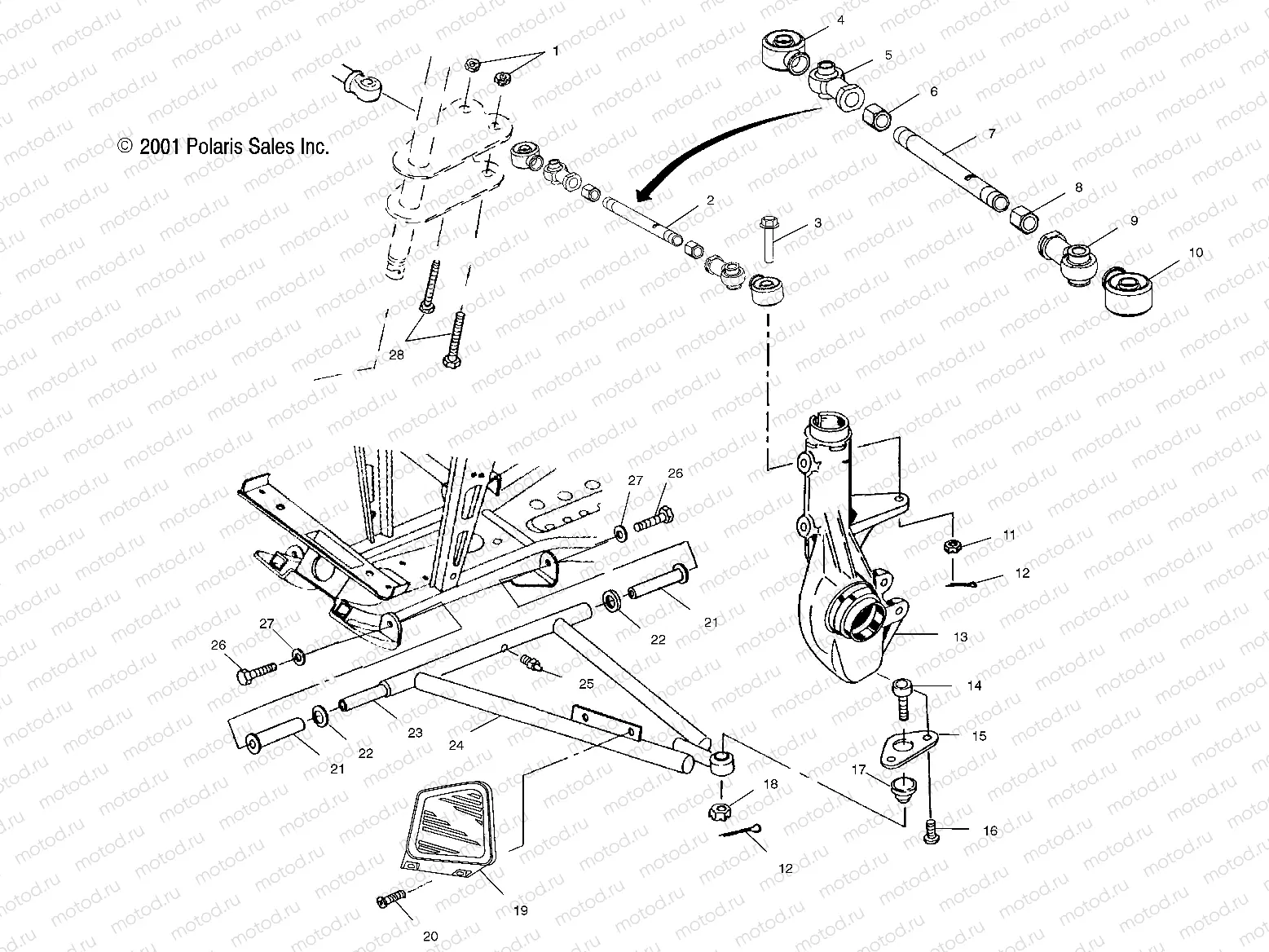 A-ARM/STRUT MOUNTING - A02CK32AA (4970287028B11) | A-ARM/STRUT MOUNTING - A02CK32AA (4970287028B11)