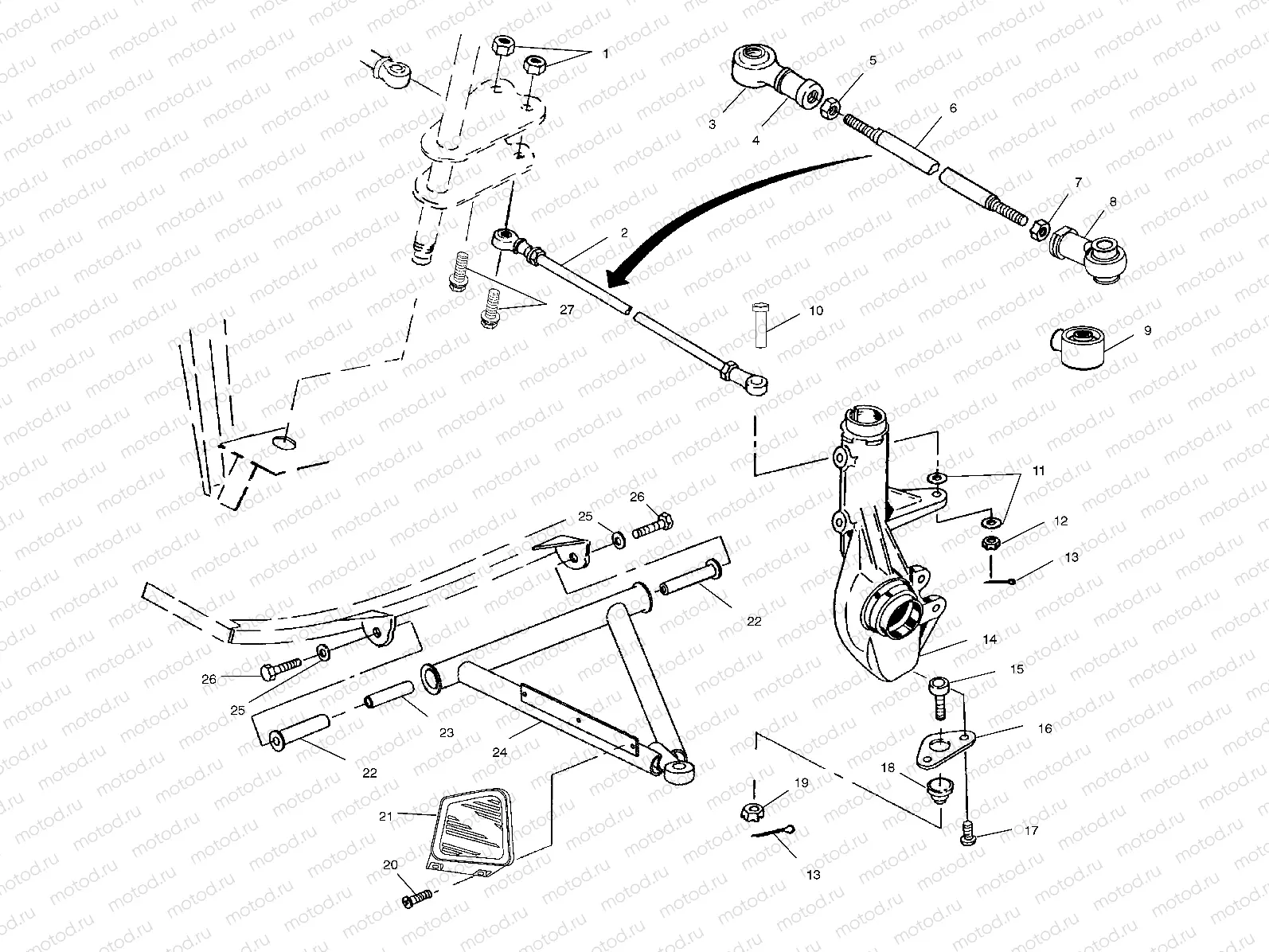 A-ARM/STRUT MOUNTING - A03BG50AA (4975117511B04) | A-ARM/STRUT MOUNTING - A03BG50AA (4975117511B04)