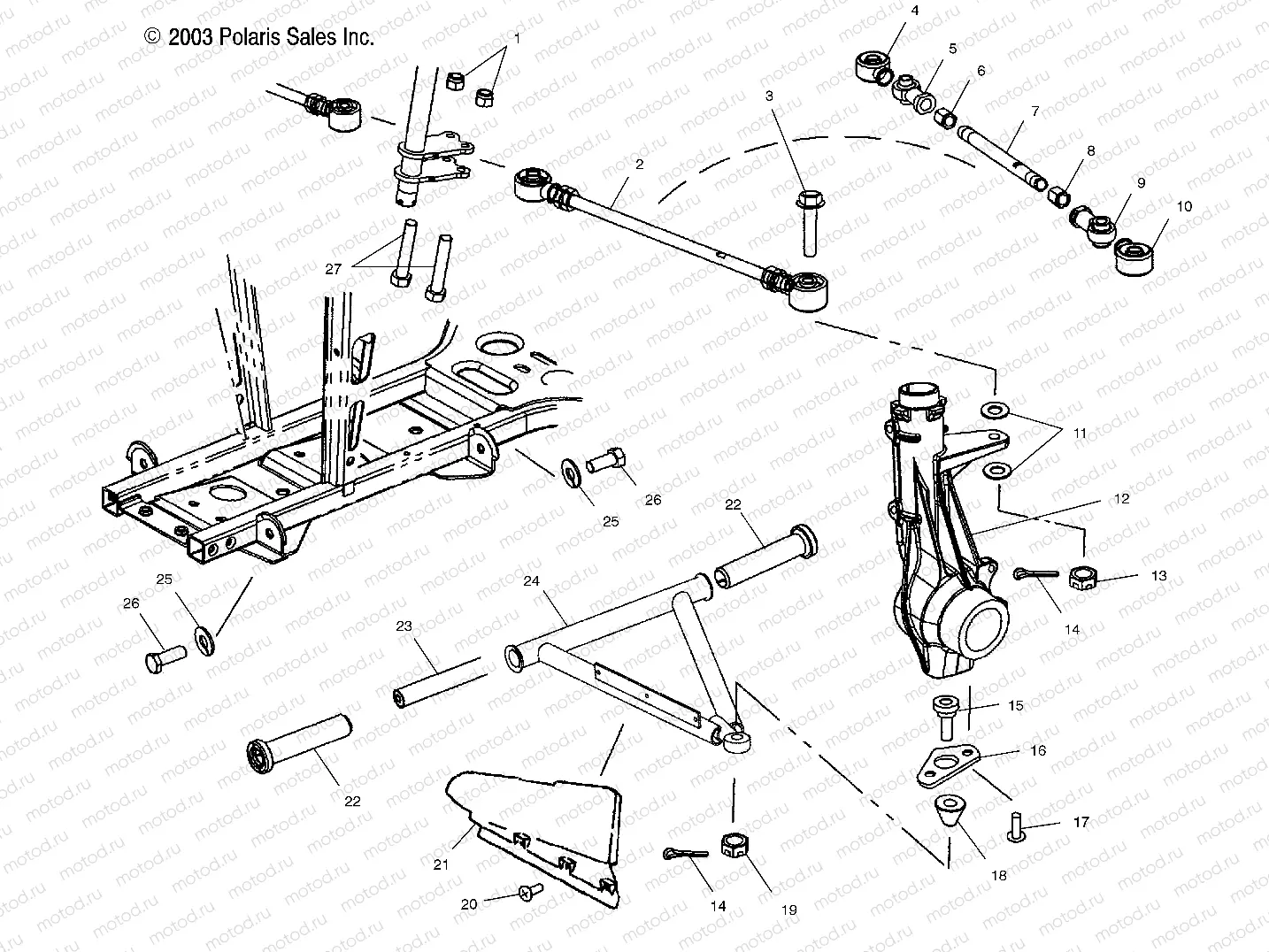 A-ARM/STRUT MOUNTING - A03CD50FB (4987438743B06) | A-ARM/STRUT MOUNTING - A03CD50FB (4987438743B06)