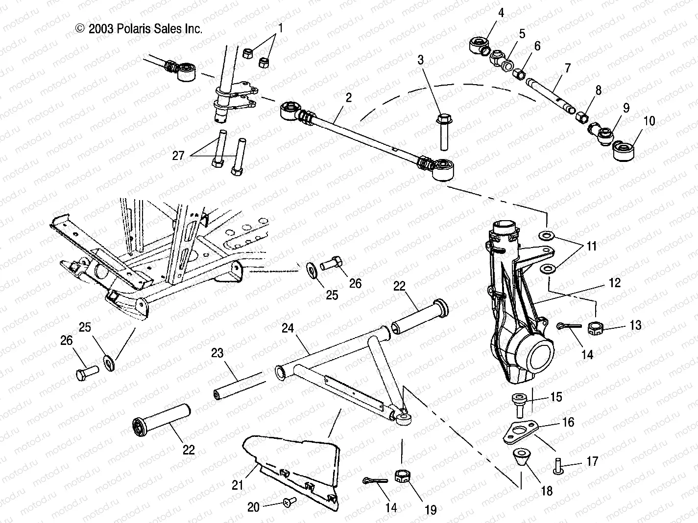 A-ARM/STRUT MOUNTING - A03CH42AA/AB/AC (4975417541C02) | A-ARM/STRUT MOUNTING - A03CH42AA/AB/AC (4975417541C02)