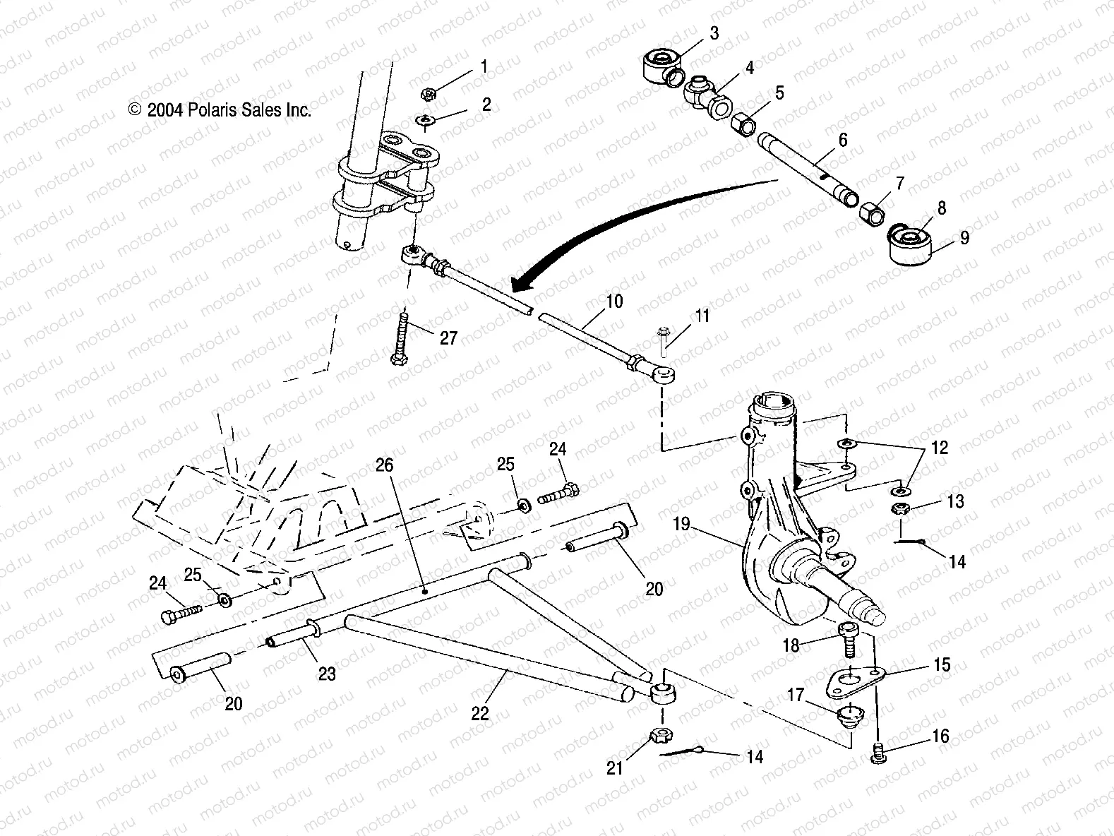 A-ARM/STRUT MOUNTING - A05BA25CA/CB (4994739473B01) | A-ARM/STRUT MOUNTING - A05BA25CA/CB (4994739473B01)