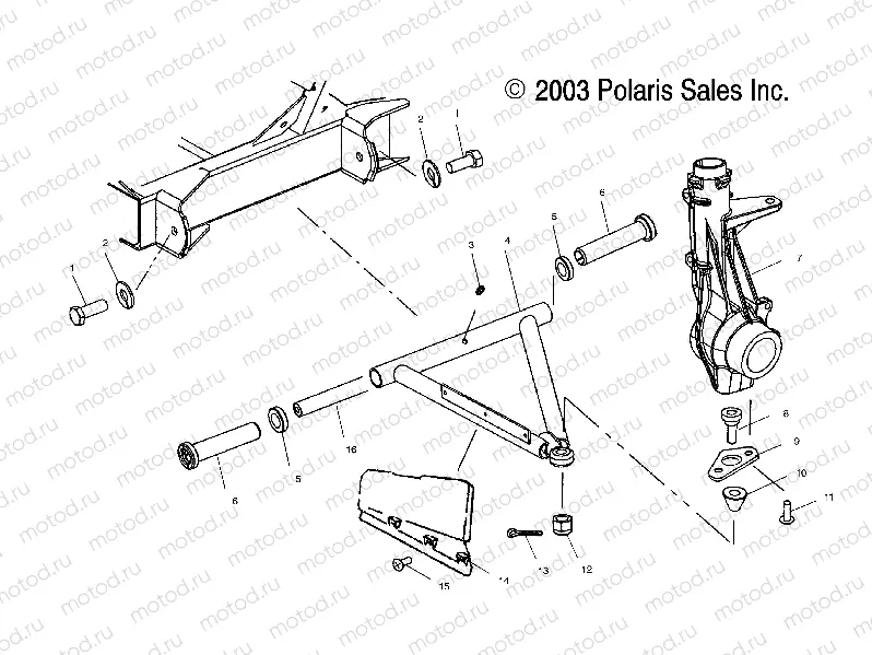 A-ARM/STRUT MOUNTING - A10RD50AA (4970977097B10) | A-ARM/STRUT MOUNTING - A10RD50AA (4970977097B10)