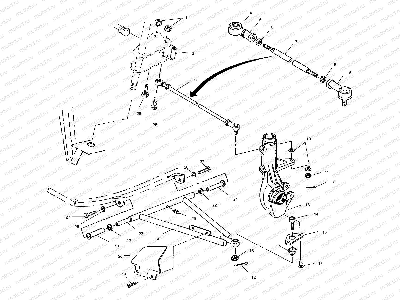 A - ARM/STRUT MOUNTING - A99BG38CB (4952505250b008) | A - ARM/STRUT MOUNTING - A99BG38CB (4952505250b008)