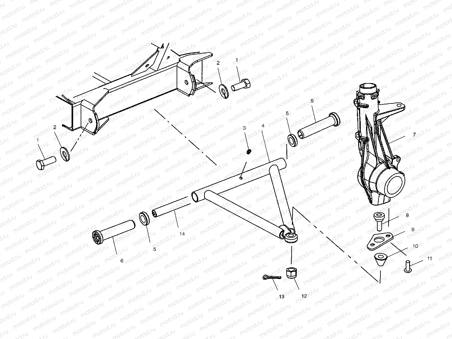 A-ARM/STRUT MOUNTING - C10RB42AA (4976407640B09) | A-ARM/STRUT MOUNTING - C10RB42AA (4976407640B09)