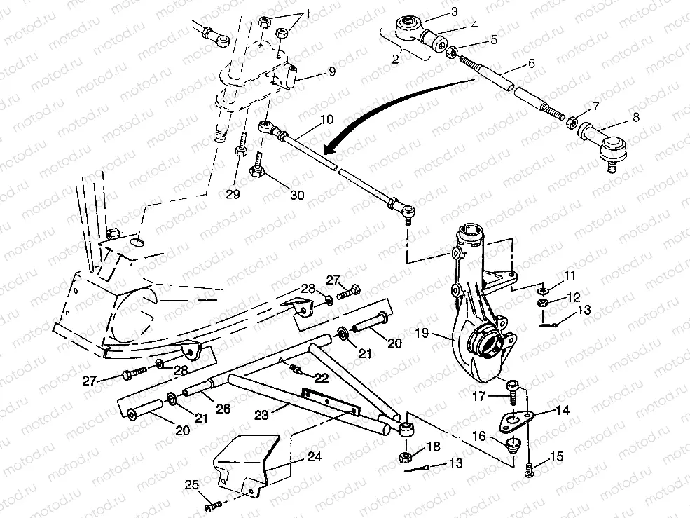A-ARM/STRUT MOUNTING Magnum 4x4 W968144 and  Swedish Magnum 4x4 S968144 (4936053605B009) | A-ARM/STRUT MOUNTING Magnum 4x4 W968144 and  Swedish Magnum 4x4 S968144 (4936053605B009)