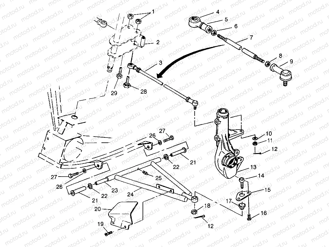 A-ARM/STRUT MOUNTING Scrambler W967840 (4935823582B010) | A-ARM/STRUT MOUNTING Scrambler W967840 (4935823582B010)