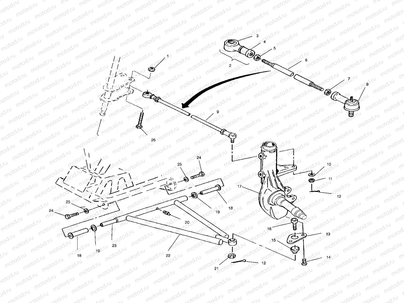 A-ARM/STRUT MOUNTING - W968540 (4935863586B008) | A-ARM/STRUT MOUNTING - W968540 (4935863586B008)