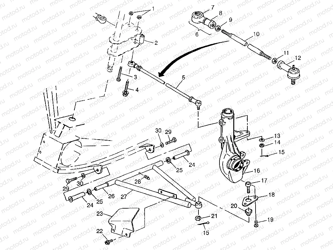 A-ARM/STRUT MOUNTING XPLORER 300 W97CC28C (4939813981B013) | A-ARM/STRUT MOUNTING XPLORER 300 W97CC28C (4939813981B013)