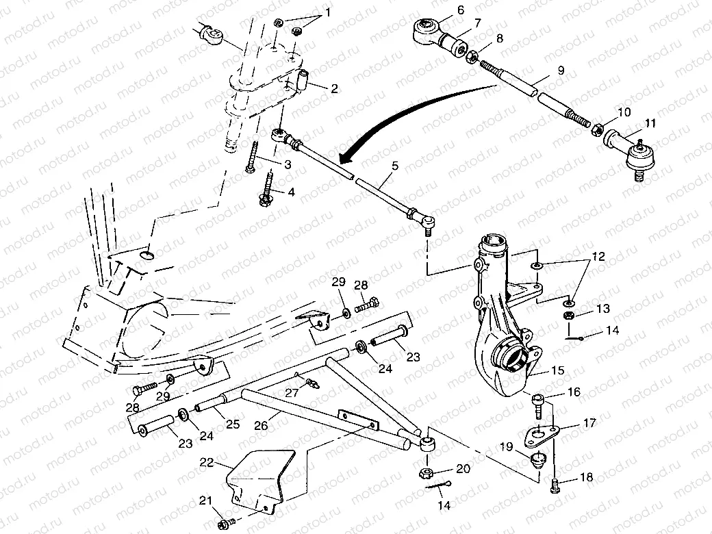 A-ARM/STRUT MOUNTING XPLORER 300 W98CC28C (4945264526B013) | A-ARM/STRUT MOUNTING XPLORER 300 W98CC28C (4945264526B013)