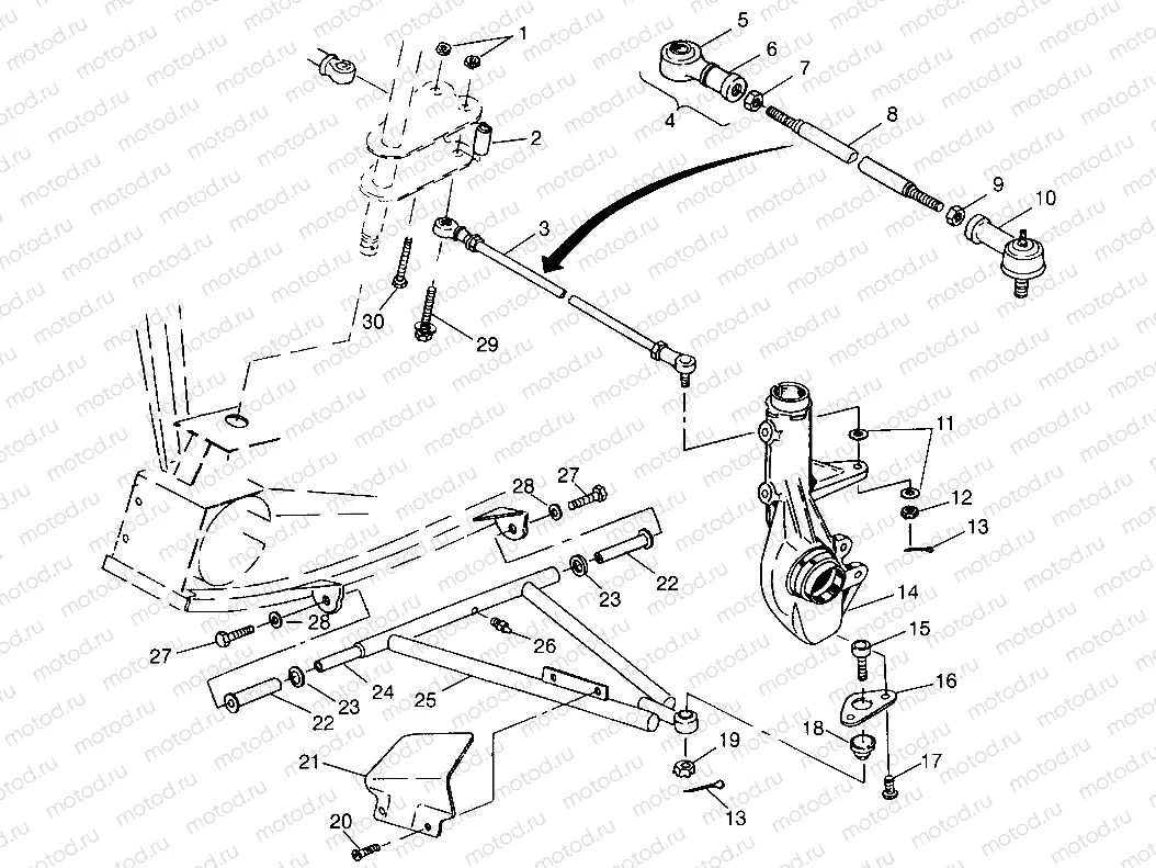 A-ARM/STRUT MOUNTING XPLORER 400L W98CC38C (4945414541B013) | A-ARM/STRUT MOUNTING XPLORER 400L W98CC38C (4945414541B013)