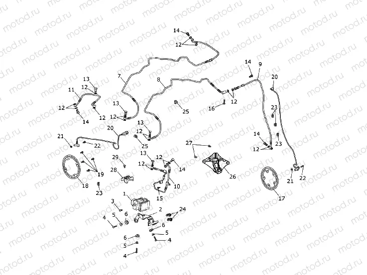 ABS System > 914972 - All Expt BR & IN, > 917474 - BR & IN Only