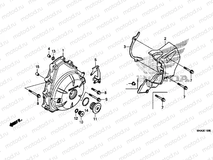 A.C. GENERATOR COVER