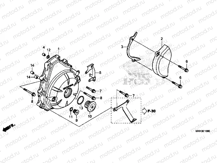 A.C. GENERATOR COVER