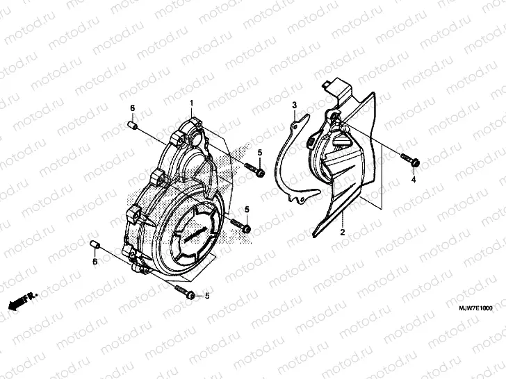 A.C. GENERATOR COVER