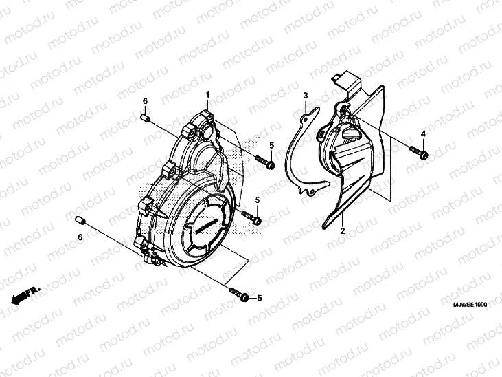 A.C. GENERATOR COVER