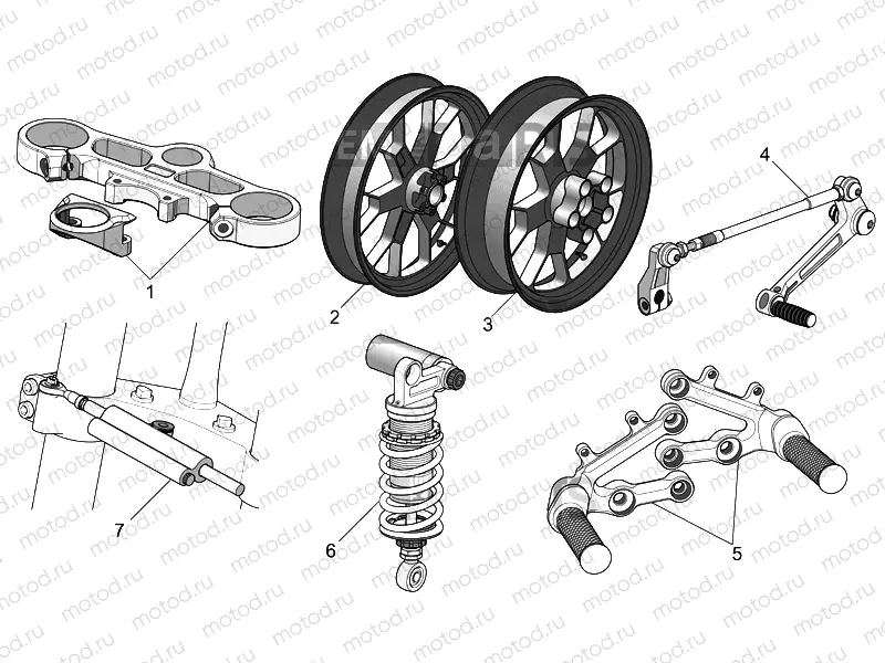 Acc. - Cyclistic components