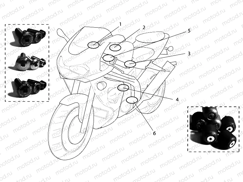 Acc. - Cyclistic components