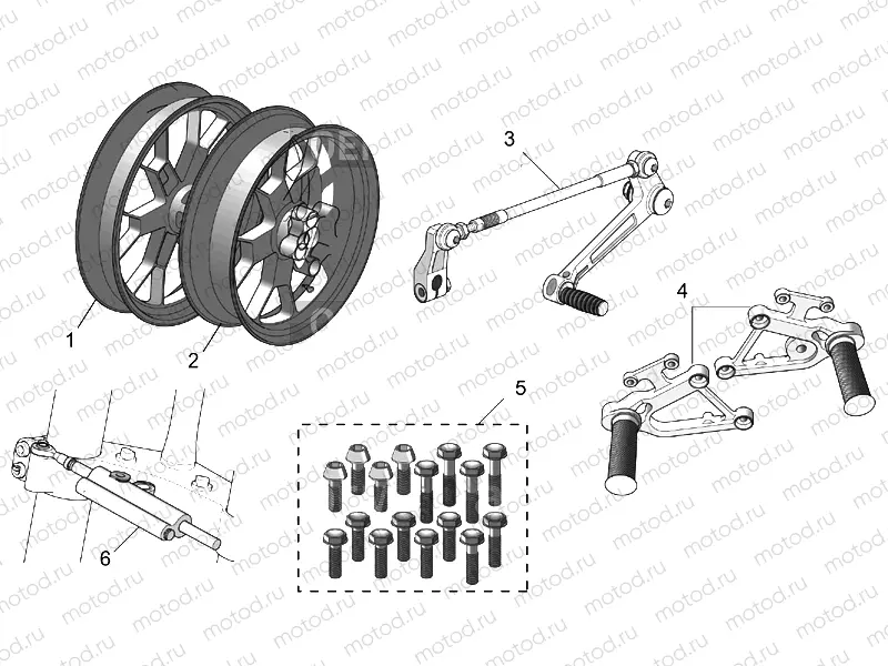 Acc. - Cyclistic components