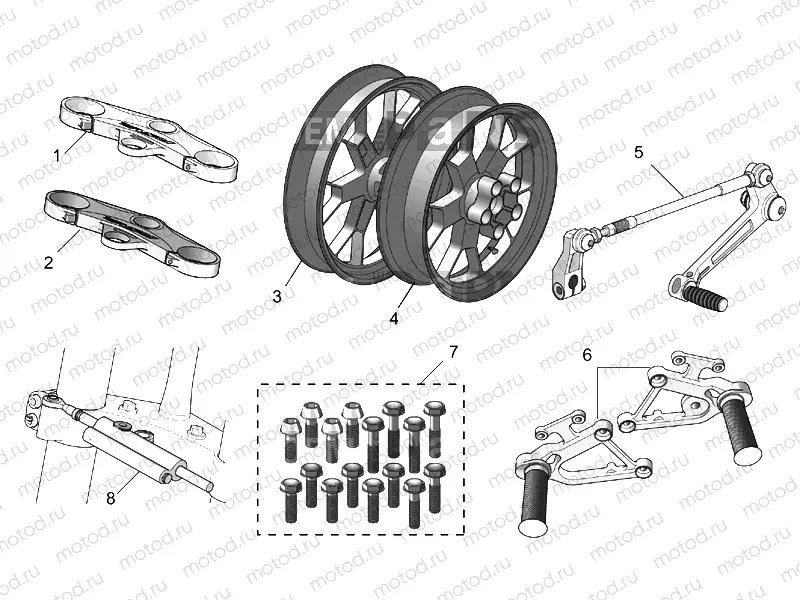 Acc. - Cyclistic components I
